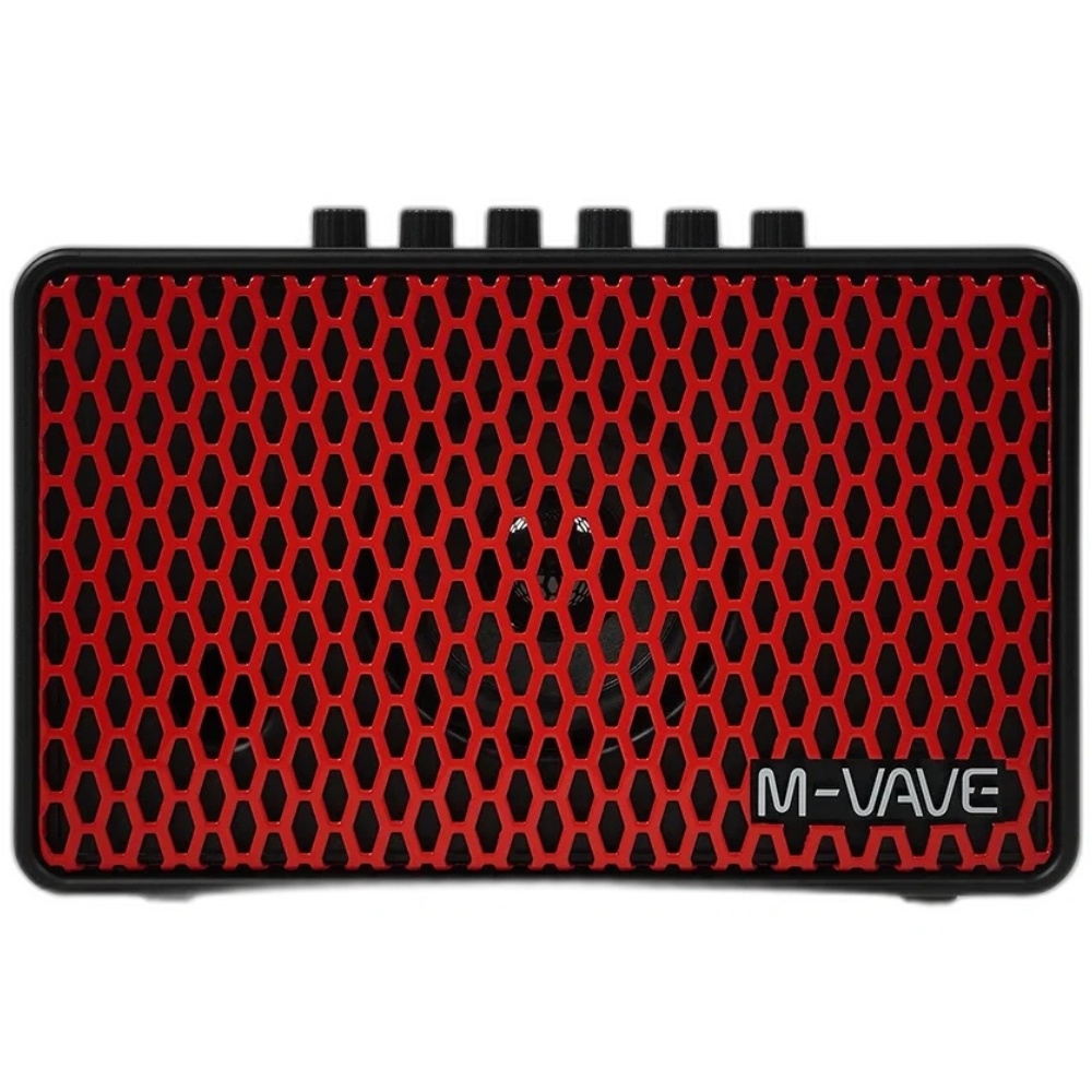 M-Vave SP100 RED Kırmızı Şarjlı Elektro Gitar Amfisi
